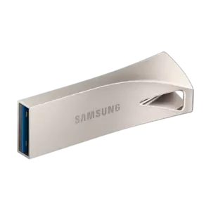 Flash Drive Samsung BAR Plus MUF-128BE3/APC 128GB USB 3.1 Gen1 Type-A Champaign Silver imagine