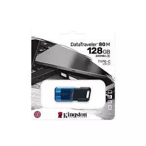 Flash Drive Kingston DataTraveler 80 M 128GB USB 3.2 Gen1 Type-C imagine