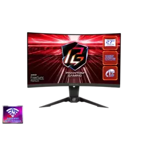 Monitor LED Asrock PG27Q15R2A 27" Curbat QHD 1ms Negru imagine