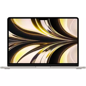 Notebook Apple MacBook Air 13 (2022) 13.6" Apple M2 8-core GPU 10-core RAM 8GB SSD 512GB Tastatura RO Starlight Gold imagine