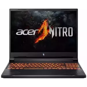 Notebook Acer Nitro V 16 ANV16-41 16" WUXGA 165Hz AMD Ryzen 5 8645HS RTX 4050-6GB RAM 16GB SSD 512GB No OS Obsidian Black imagine