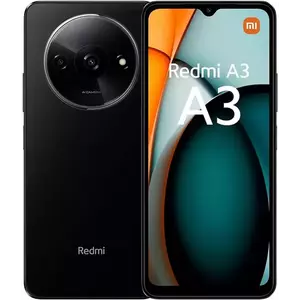 Telefon Mobil Xiaomi Redmi A3 128GB Flash RAM 4GB Dual SIM 4G Midnight Black imagine