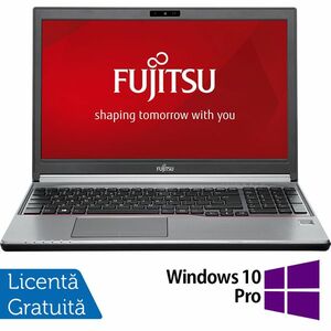 Laptop Refurbished FUJITSU SIEMENS Lifebook E756, Intel Core i7-6500U 2.50GHz, 8GB DDR4, 256GB SSD, 15.6 Inch HD, Webcam, Tastatura Numerica + Windows 10 Pro imagine