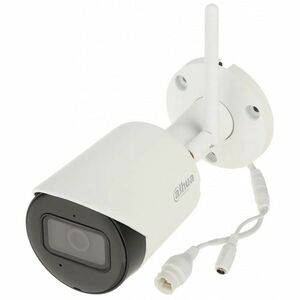 Camera supraveghere wireless IP WiFi Dahua IPC-HFW1230DS-SAW-0280B, 2 MP, IR 30 m, 2.8 mm, microfon, slot card, card 64 GB inclus imagine