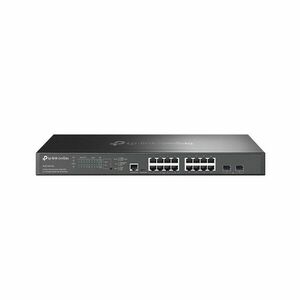 Switch rackabil cu 16 porturi Gigabite TP-Link SG3218XP-M2, 120 Gbps, 89.28 Mpps, Omada, PoE, cu management imagine