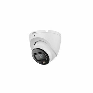 Camera supraveghere IP Dome cu iluminare duala Dahua IPC-HDW1639T-A-IL-0280B-S6, 6 MP, 2.8 mm, IR/lumina calda 30 m, microfon, PoE, detectare miscare imagine