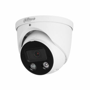 Camera supraveghere Dome IP cu iluminare duala Dahua WizSense Active Deterrence IPC-HDW3849H-AS-PV-0280B-S4, 8 MP, lumina alba/IR 30 m, 2.8 mm, microfon, slot card, PoE imagine