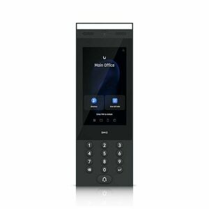 Interfon de interior/exterior Ubiquiti UA-INTERCOM, aparent, IP65, Bluetooth, NFC, MIFARE, PoE, microfon, difuzor imagine