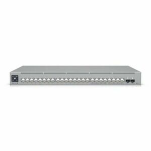 Switch Gigabit cu 24 porturi Ubiquiti UniFi Pro USW-PRO-MAX-24-POE, 88 Gbps, 2 porturi SFP+, 1U, PoE++, rackabil, cu management L3 imagine