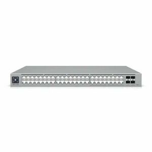 Switch cu 48 porturi Ubiquiti UniFi Pro Max USW-PRO-MAX-48, 224 Gbps, 4 porturi SFP+, 1U, 2.5 GbE RJ45, cu management L3 imagine