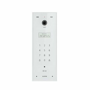 Videointerfon de exterior Electra Touch Line VPE.0BF03.ELWTL, 255 apartamente, ingropat, 800 TVL, acces prin card RFID imagine