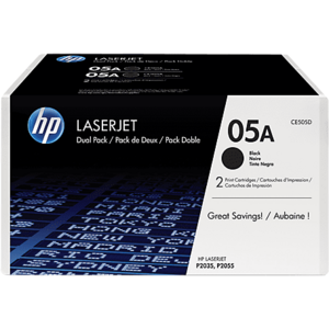 HP Toner 05A Black 2 Pack 2x2.3K imagine