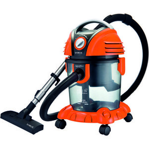 Aspirator cu filtrare prin apă Samus Aquafilter Orange, 1550 W, Umed/uscat, 15 L, Funcție suflare aer, Perie pentru aspirare lichide, Filtru HEPA, Portocaliu imagine