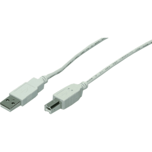 Cablu USB LOGILINK pentru mprimanta, USB 2.0 (T) la USB 2.0 Type-B (T), 2m, gri imagine