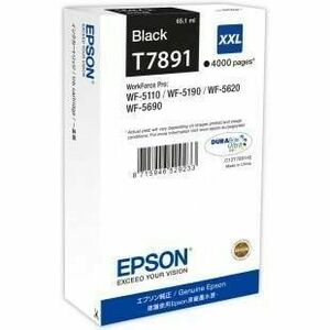 Cartus cerneala Epson T7891, black, capacitate 65ml imagine