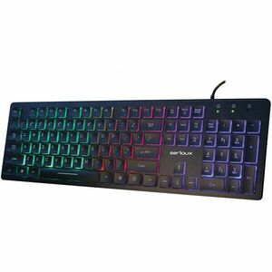 Tastatura 9500i, cu fir, US layout, iluminata, USB imagine