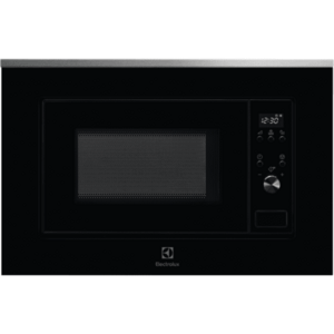 Cuptor cu microunde incorporabil Electrolux LMS2203EMX, 20 l, 700 W, avertizare sonora, functie decongelare, negru/inox antiamprenta imagine