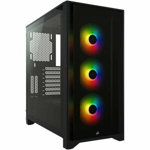 Carcasa 4000D AIRFLOW Tempered Glass Mid-Tower ATX, Black case imagine