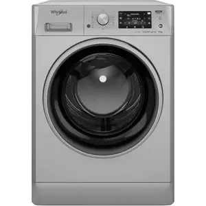 Masina de spalat rufe Whirlpool FreshCare+ FFD9458SBSVEU, 9kg, 1400 RPM, Clasa B, Steam Refresh, Steam Hygiene, Tehnologia al-6lea Simt, Motor Inverter, Display LCD, Argintiu imagine