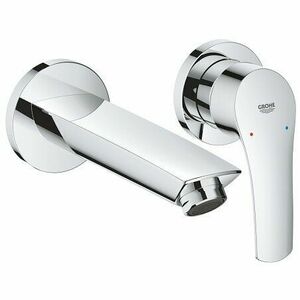 Baterie lavoar monocomanda, cu 2 orificii, Grohe Eurosmart imagine