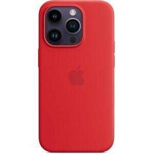 Husa de protectie Apple Silicone Case with MagSafe pentru iPhone 14 Pro, (PRODUCT)RED imagine