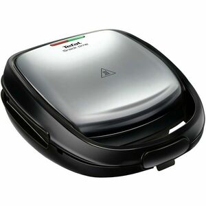 Sandwich-maker Snack Time 2 in 1 SW341D12, 700 W, placi detasabile, inox imagine