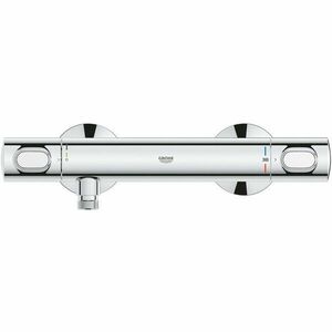 Baterie dus Grohe Grohtherm 500 34793000, 1/2'', aparenta, termostat, protectie oparire, EcoButton, filtru impuritati, Crom imagine