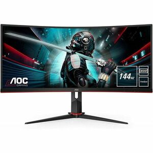 Monitor LED AOC Gaming CU34G2X Curbat 34 inch 1 ms FreeSync 144Hz imagine