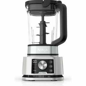 Blender Ninja CB350EU Foodi Power Nutri 3-in-1 cu motor cu cuplu inteligent si 6 programe Auto-IQ, 1200 W, bol de 2.1 L, cana de 700 ml si bol de 400 ml, negru/argintiu imagine