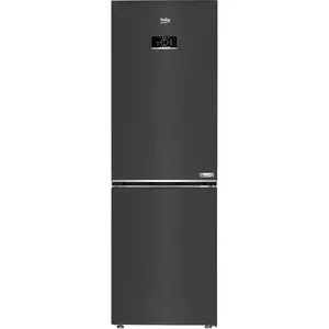 Combina frigorifica Beko B3RCNA364HXBR1, 316 l, No Frost, HarvestFresh, AeroFlow, Kitchen Fit, Everfresh+, Clasa E, 187 cm, Dark Inox imagine