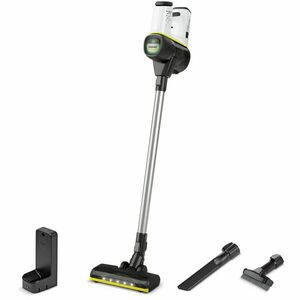 Aspirator vertical Karcher VC 6 Cordless ourFamily, 1.198-670.0, 250W, 2 trepte de viteza , 25, 2 V, 2, 5 Ah, 800 ml , perie activa, Filtru HEPA 12, Alb/Negru imagine