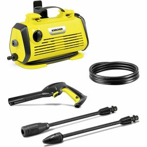 Aparat de spalat cu presiune Karcher K 3 Horizontal Plus EU, 1600 W, motor universal, 120 bar, 380 l/h debit maxim, furtun de presiune 5 m, contine: pistol de inalta presiune G 120 Q + lance Vario Power Jet + lance Dirt blaster imagine