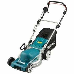 Masina electrica de tuns gazonul Makita ELM4121, 1600 W, 41 cm latime lucru, 7 trepte taiere, 50 l sac colector imagine