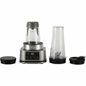 Blender 2 in 1 Ninja CB100EU, 1100W, 400ml Power Nutri Bowl & 700ml Power Nutri Cup, Motor cu cuplu inteligent, Tehnologie Auto IQ, Gri imagine