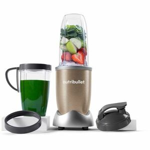 Blender nutribullet Pro 900 NB907CP, 900 W, Amestecare uniformă, Design simplu si compact, Usor de curatat, Fară BPA, Champagne imagine