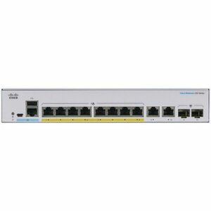 Switch CBS250-8PP-E-2G-EU Smart 8-port GE, Partial PoE+ 45W, Ext PS, 2x1G Combo imagine