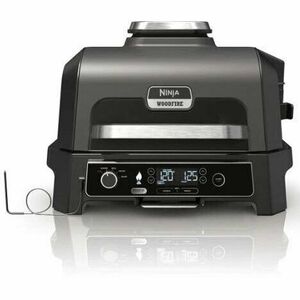 Gratar si afumatore electrica de exterior Ninja Woodfire Pro XL cu sistem Smart Cook OG850EU, 1700W, Gri/Negru imagine