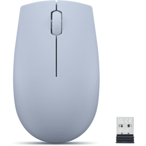 Lenovo 300 Wireless Compact Mouse Blue imagine