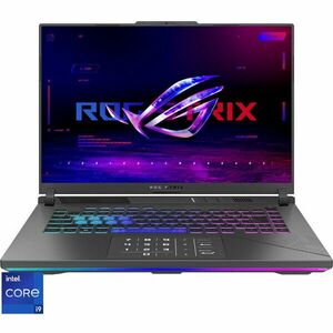 Laptop ASUS Gaming 16'' ROG Strix G16 G614JVR, QHD+ 240Hz, Procesor Intel® Core™ i9 14900HX (36M Cache, up to 5.80 GHz), 16GB DDR5, 1TB SSD, GeForce RTX 4060 8GB, No OS, Eclipse Gray imagine