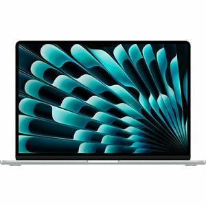 Laptop Apple MacBook Air 15 cu procesor Apple M3, 8 nuclee CPU si 10 nuclee GPU, 16GB, 512GB SSD, Silver, INT KB, Manual RO imagine