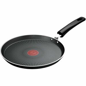 Tigaie pentru clatite Tefal Force, 25 cm, indicator Thermo-Signal, compatibil cu inductia, invelis antiaderent Titanium, negru imagine