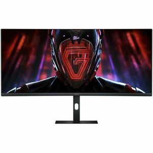 Monitor curbat gaming LED Xiaomi G34i, 34 WQHD, HDMI, 180Hz, AMD FreeSync Premium, Certificare TuV Low Blue Light, Vesa, Negru imagine