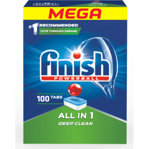 Detergent pentru masina de spalat vase Finish All in 1 Deep Clean, 100 spalari imagine