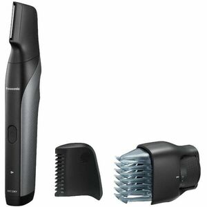 Trimmer pentru parul corporal Panasonic ER-GK80-S503, lavabil, accesoriu pentru zone sensibile, Negru/Argintiu imagine