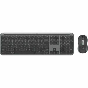 Kit Logitech Wireless Signature Slim MK950, 2.4GHz&Bluetooh, Easy-Switch, Flow, Negru imagine