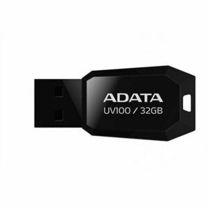 Memorie USB Adata UV100 , 32 GB , USB 2.0 , Negru imagine