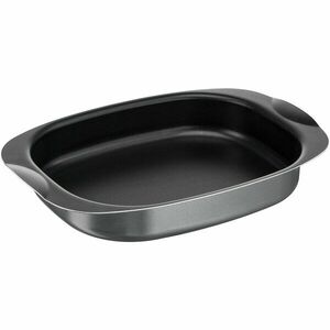 Tava de copt Tefal Tefal Resource, 24x36 cm, invelis antiaderent Titan, 100% aluminiu reciclat, Negru imagine