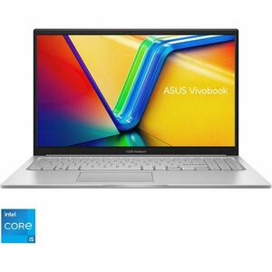 Laptop ASUS Vivobook 15 cu procesor Intel® Core™ i5-1335U pana la 4.6 GHz, 15.6'', Full HD, IPS, 16GB DDR4, 512GB SSD, Intel Iris Xᵉ Graphics, No OS, Cool Silver imagine