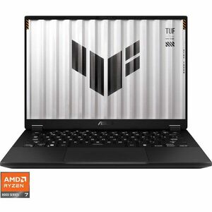 Laptop ASUS Gaming 14'' TUF A14 FA401UU, 2.5K 165Hz, Procesor AMD Ryzen™ 7 8845HS (16M Cache, up to 5.1 GHz), 16GB LPDDR5X, 512GB SSD, GeForce RTX 4050 6GB, No OS, Jaeger Gray imagine