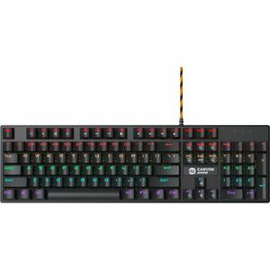 Tastatura Gaming Canyon Deimos GK-4 Mecanica Blue Switch imagine